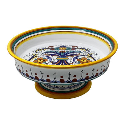 Italian Ceramic Ricco - Pedestal Fruit Bowl - Fratelli Mari