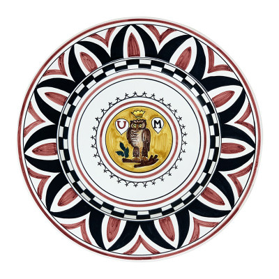 Civetta - Palio di Siena Wall Platter - Italian Ceramics