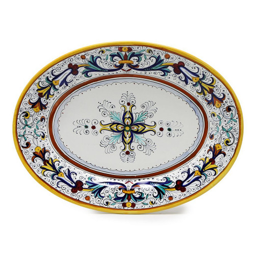 Ricco Oval Serving Platter - Italian Ceramics