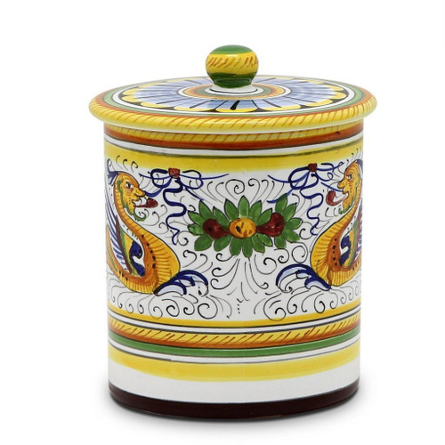 Raffaellesco Canister - Medium - Italian Ceramics