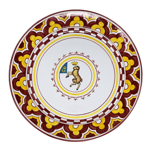 Montone - Palio di Siena Wall Platter - Italian Ceramics