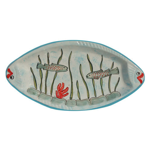 Fish Tray - Marina - Fratelli Mari - Italian Ceramics