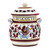 Italian Ceramic Biscotti Jar - Orvieto Red