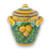 Italian Ceramic Biscotti Jar - Limone