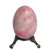 Italian Alabaster Egg Papal Rose