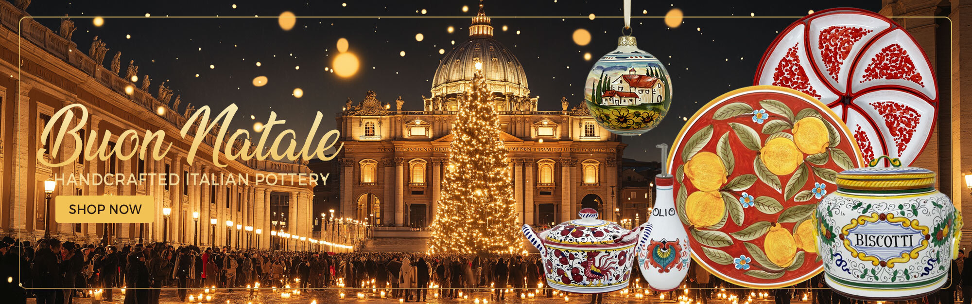 Buon Natale - Handcrafted Italian Pottery for the Holidays