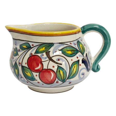 Italian Ceramic Tuscan Fruit Mixed Fruit - Creamer - Sberna