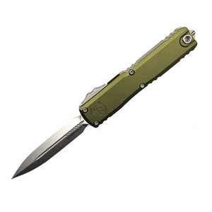 Microtech Ultratech D/E GEN IV OD Green Stonewashed Standard