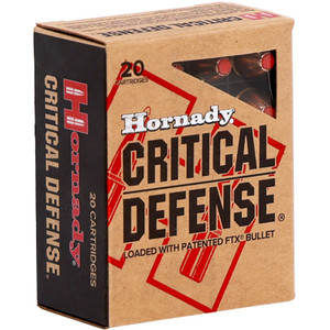 Hornady Critical Defense 45 Auto 185GR FTX