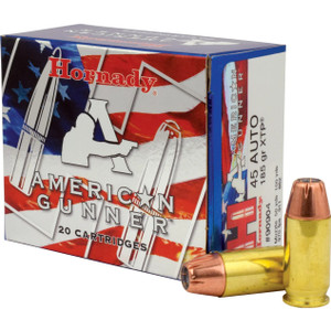 Hornady American Gunner 45 Auto 185GR XTP