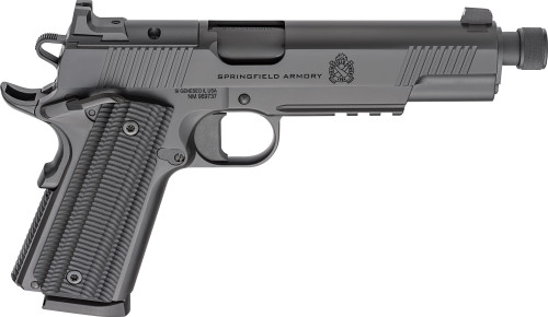 Springfield 1911 OPERATOR AOS TREADED .45 ACP 8RD BLACK Springfield 1911 OPERATOR AOS TREADED .45 ACP 8RD BLACK