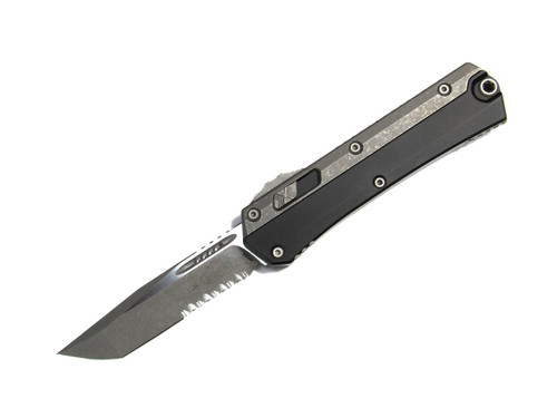 Microtech Glykon T/E Apocalyptic Partial Serrated Nickel Boron Internals