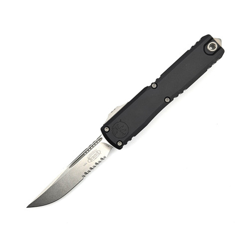 Microtech Ultratech GEN III ZBP S/E Stonewash Partial Serrated