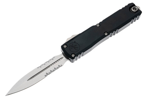 Microtech Ultratech® GEN III ZBP D/E Stonewash Partial  Serrate