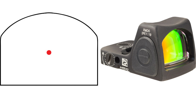 Trijicon RMR Type 2 Reflex Sight 3.25 MOA Red