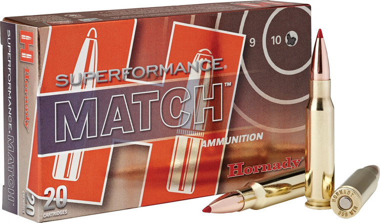 Hornady Superformance Match 308 Win 168 Grain ELD Match