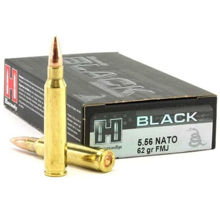 Hornady Black 5.56 62GR FMJ