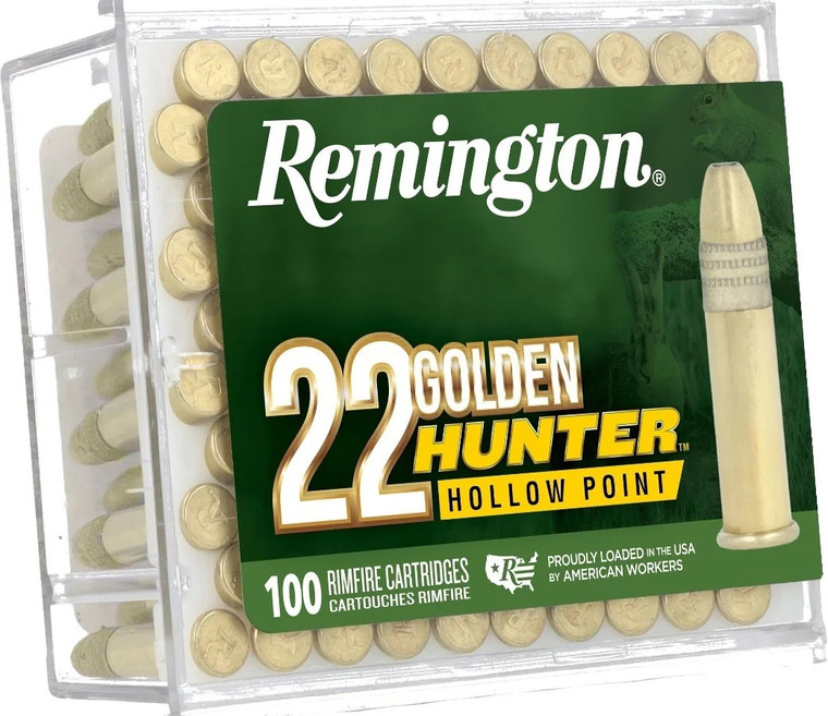 Remington Golden Hunter 22LR 40 Grain Plated Hollow Point