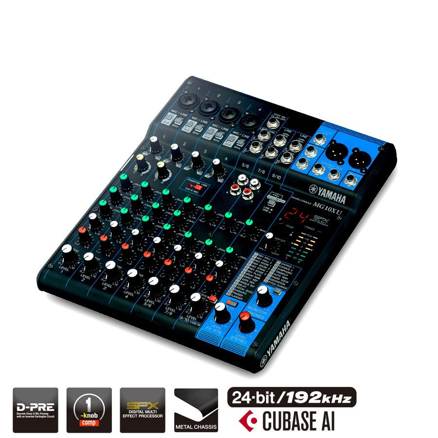 Yamaha MG10XU Mixing Desk Mixer Beggs Music Shop Nelson Musical