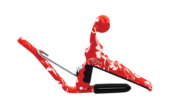 Kyser Capo Ukulele (Red Hibiscus) Beggs Musicworks