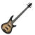 Ibanez GSR205SM NGT 5 String Electric SR Bass Guitar, Spalted Maple, Natural Grey Burst
