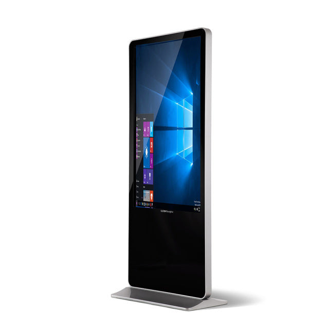 Interactive Touchscreen Digital Kiosk, Vertical 4K LG LED Screen