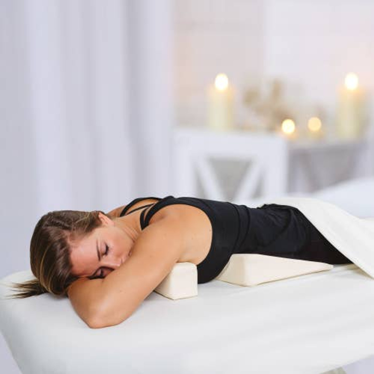 Earthlite Pregnancy & Prone Cushion with Headrest - Medical Spa Supply