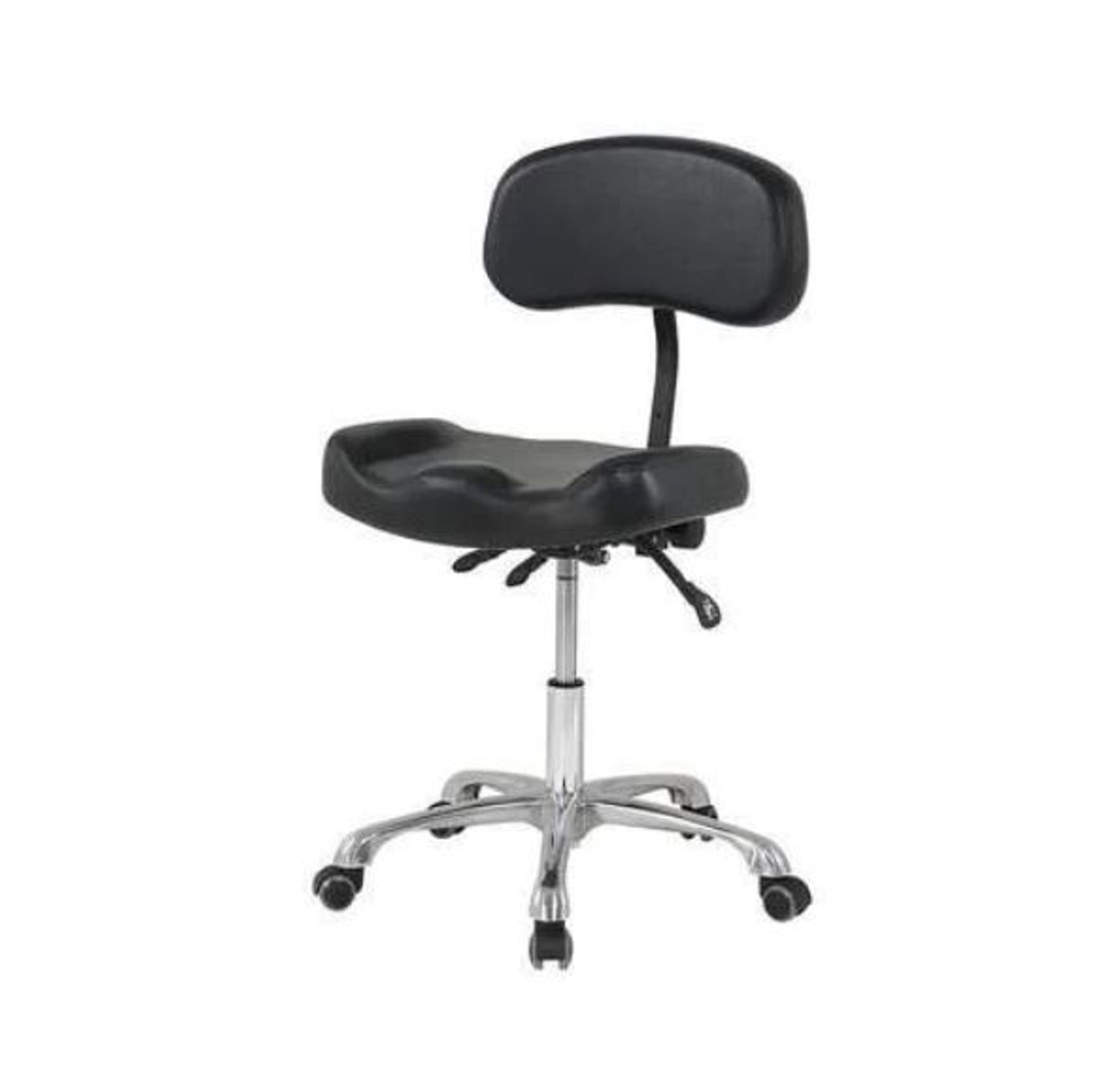 Adjustable Salon Stool Hydraulic Saddle Rolling Chair Tattoo Facial Massage  Spa 700161304336 | eBay