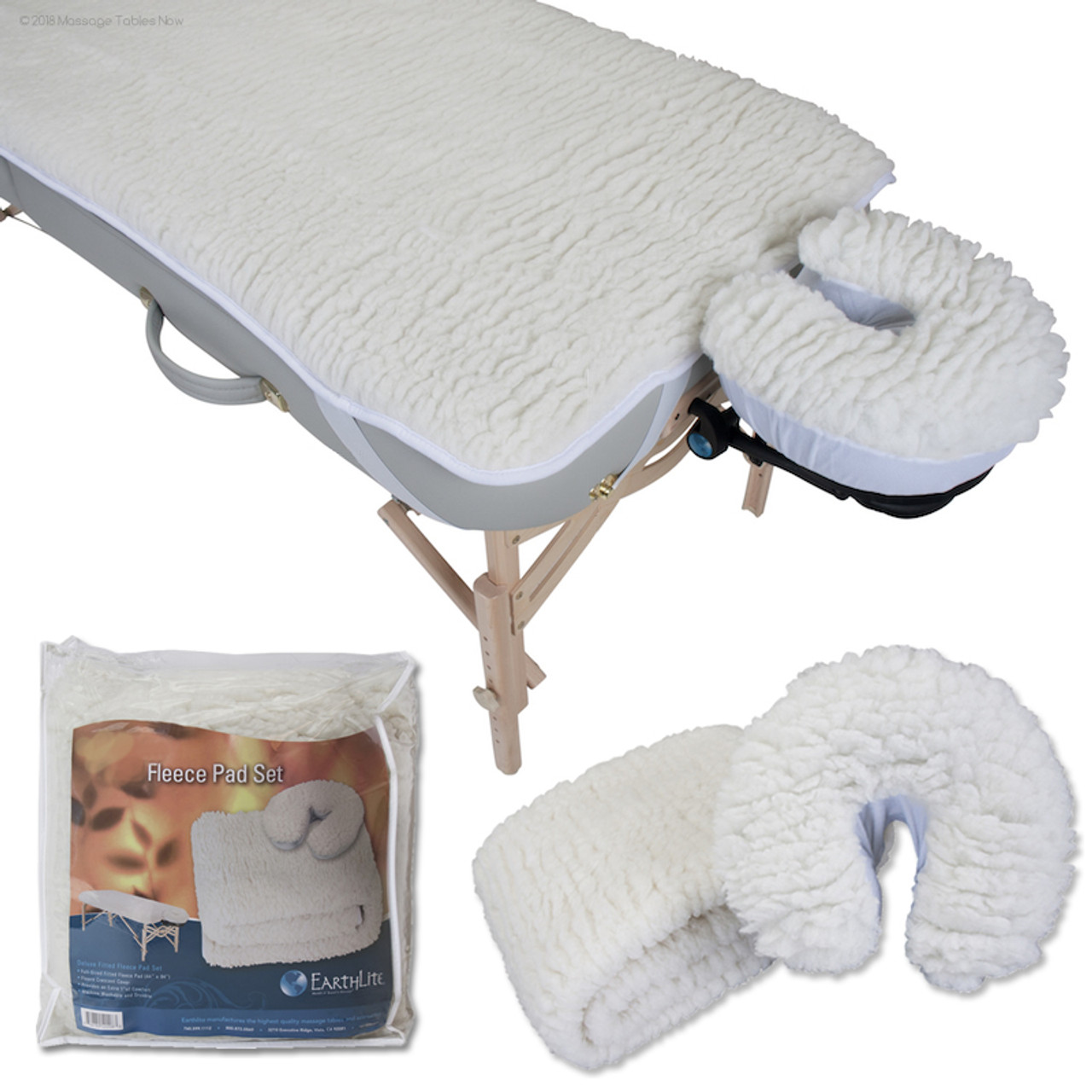 Earthlite Massage Table Pad, Fleece, BASICS