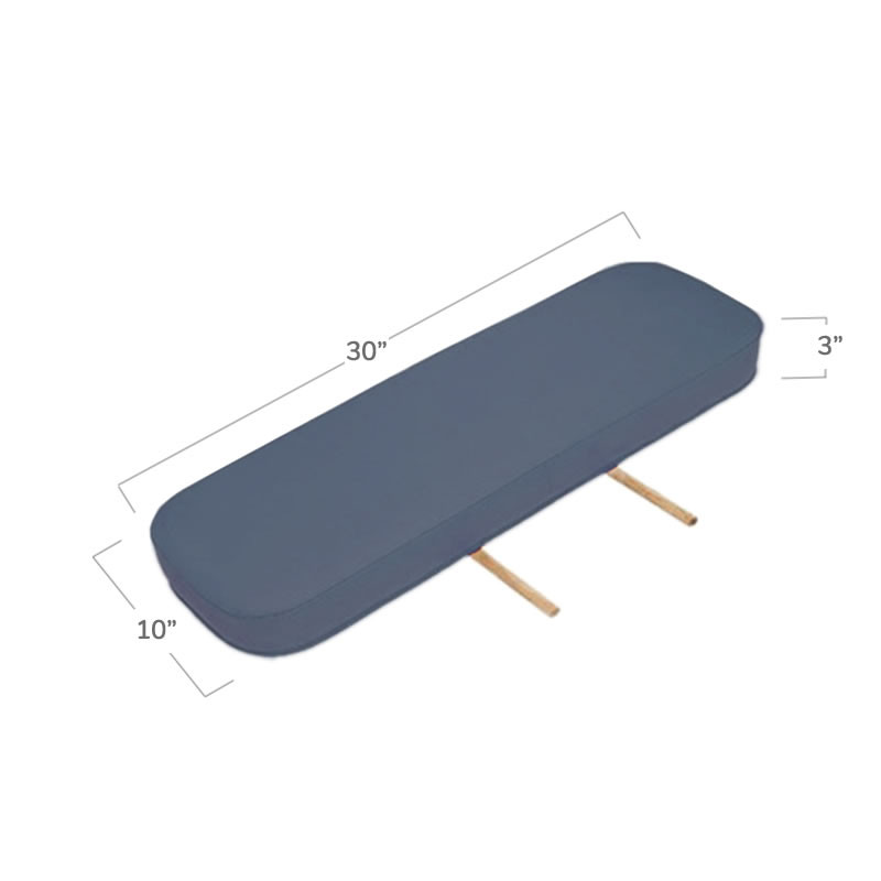 Earthlite Massage Table Footrest Extension, 30" x 10" x 3" Massage