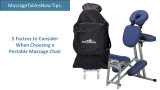 5 Factors to Consider When Choosing a Portable Massage Chair