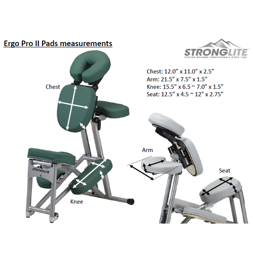 Stronglite Stronglite Portable Massage Chair Package, ERGO PRO II