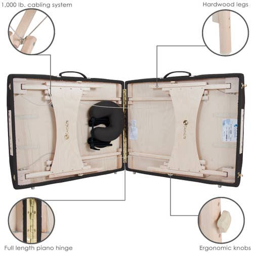 Earthlite HARMONY DX Portable Massage Table Package Massage Tables Now