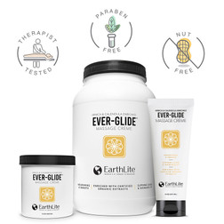 Earthlite Professional Massage Crème, EVER-GLIDE features Earthlite Professional Massage Crème, EVER-GLIDE features
