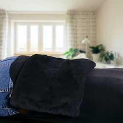 Holistic Alchemy X-PLUSH Herbal Comfort Pack on lower back Holistic Alchemy X-PLUSH Herbal Comfort Pack on lower back