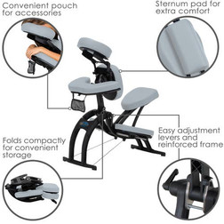 Earthlite Portable Massage Chair Package, AVILA II features Earthlite Portable Massage Chair Package, AVILA II features