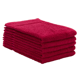 ERC Cotton Terry Towels, 16x27, Heavyweight, Premium, Red ERC Cotton Terry Towels, 16x27, Heavyweight, Premium, Red