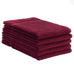 ERC Cotton Terry Towels, 16x27, Heavyweight, Premium, Burgundy  ERC Cotton Terry Towels, 16x27, Heavyweight, Premium, Burgundy