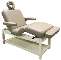 Custom Craftworks AURA DELUXE Stationary Massage Table with face rest Custom Craftworks AURA DELUXE Stationary Massage Table with face rest