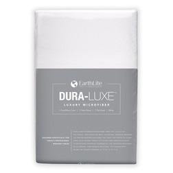 Earthlite Massage Table Sheet, Microfiber, Set, DURA-LUXE, White 