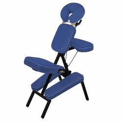 Stronglite Portable Massage Chair, MICROLITE, Cobalt Blue