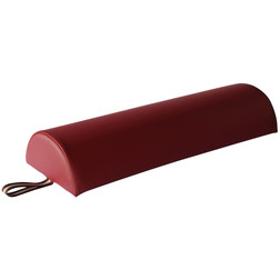 Master Massage Therapy Bolster, Semi-Round, 6", Burgundy 
