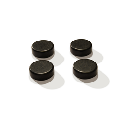 Master Massage Hot Stone Set, 40 Piece, with Bamboo Box, Small Circular Basalt