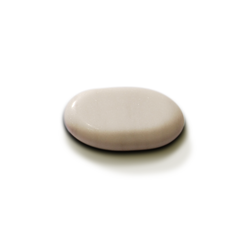 Master Massage Hot Stone Set, 60 Piece, Small Ovular White Marble Stone