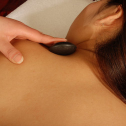 Master Massage Hot Stone, Malteser Stone Pack, In Use During Massage 