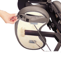Master Massage Portable Massage Chair, HUSKY APOLLO XXL, Massage Session Pouch In Use Master Massage Portable Massage Chair, HUSKY APOLLO XXL, Massage Session Pouch In Use