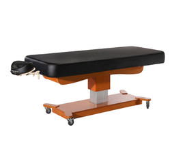 MAXKING Electric Pedestal Lift Massage Table + Headrest black MAXKING Electric Pedestal Lift Massage Table + Headrest black