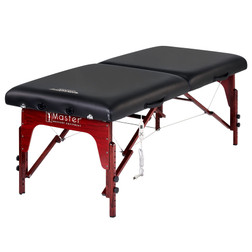 MONTCLAIR Portable Massage Table Package, 31" + Therma-Top, Front and Side View