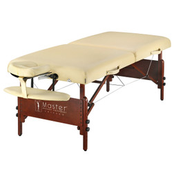 Master Massage Portable Massage Table, DEL RAY, 30", Sand, Folds Compactly 