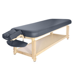 Master Massage Stationary Treatment Table, LAGUNA, 30", Top, Side, & Front View  Master Massage Stationary Treatment Table, LAGUNA, 30", Top, Side, & Front View